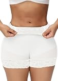 SHAPSHE Fajas Colombianas Levanta Cola Y Cadera Seamless Stomach Shapewear Underwear Tummy Control Booty Lifting Shapewear Waist Slimmer Butt Shaper Curvy Faja Shorts White