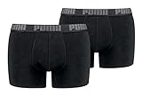 PUMA Herren Basic Boxer 2P Unterwäsche, schwarz (Black), M