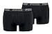 Produktbild PUMA Herren Basic Boxer 2P Unterwäsche, schwarz (Black), M
