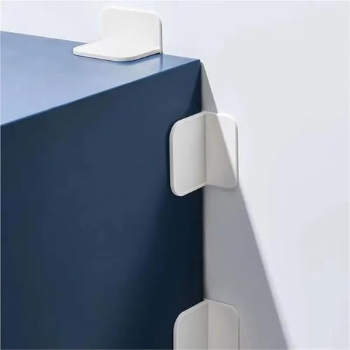 Anclajes de seguridad para estanterías con correas antivuelco y 12 piezas de anclaje 6