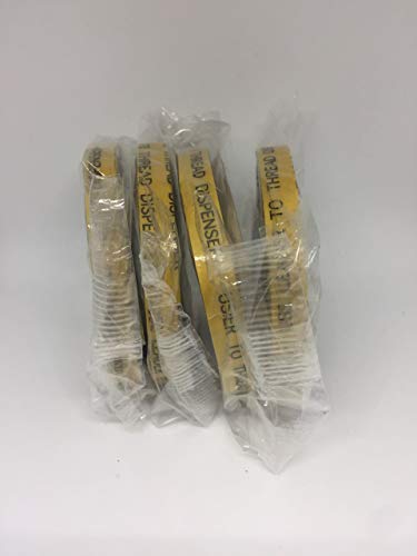 Image of ATG Transfer Gun Double Side Refill Tapes, Reverse Wound Adhesive Transfer Tape Acid Free Gold Paper Liner ATG-7502, 3 /8 inch X 36YD Pack of 96