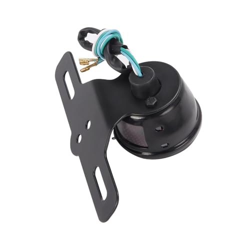 Luz de freno trasera para motocicleta de 12V con faro trasero redondo chopper 4