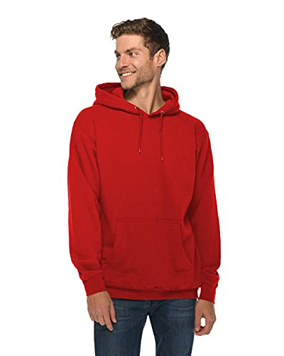 Unisex Premium Pullover Hooded Sweatshirt L RED