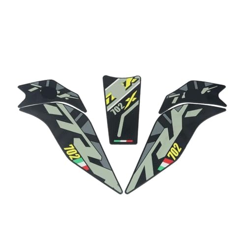 Coussin protection réservoir moto et autocollants antidérapants TRK 702 X 2023 2024