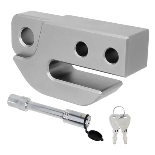 AC-MTORC Hitch Slider with Locks Pin 2 Receiver Slider Skid Protection Compatible with 3/4 D-Ring or Soft Shackle for Trucks Off-Road Vehicle Towing Recovery Hitch Protection
