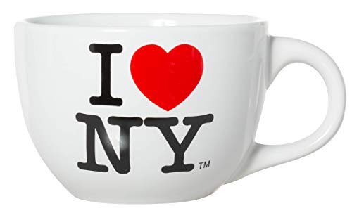 Artisan Owl Officially Licensed I Love New York Jumbo Extra Large 20oz Ceramic Latte Mug/Soup Mug (White)