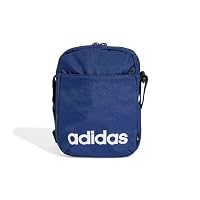 adidas – adidas Unisex Linear Organizer Waist Pack, Dark Blue/White, 
