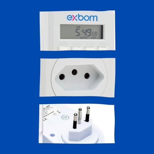 Timer Digital Lcd Programável Temporizador Tomada Bivolt 127v/220v 10A Utilizado Para Automação