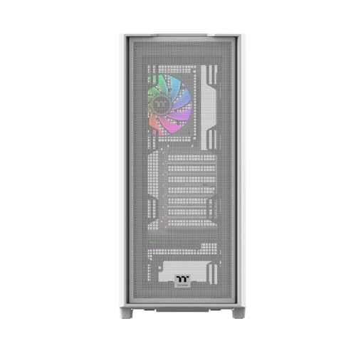 Image of Thermaltake S380 TG ARGB; Mid Tower Chassis; 1x120mm SF120 ARGB & 1x360mm SF360 ARGB PWM Fans Included; 360mm Radiator Support; 400mm GPU Clearance; Hidden Connector Support; Snow; CA-11K-00M6WN-00