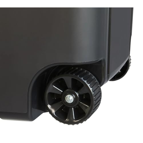 Gerrit RV121 45-Gallons Black Plastic Wheeled Trash Can With Lid Outdoor thumb #1