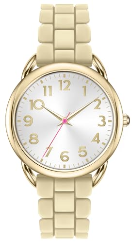 Montre analogique pour femme cadeau utile avec grands chiffres lisibles et étanche