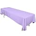 LinenTablecloth 60 x 126-Inch Rectangular Polyester Tablecloth Lavender