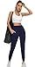 Kcutteyg Womens Joggers with Pockets High Waisted - Soft Lightweight Athletic Workout Pants for Running Gym Fitness Yoga and Casual (Navy Blue9, X-Large)