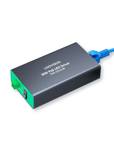 LINOVISION 30W High-Efficiency PoE Constant Current LED Driver for Professional Lighting Applications