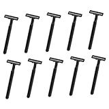 Ipetboom 10pièces Rasoir Jetable Antidérapant Pour Corps Et Tatouage Coupe-poils Multi-usage Pour Femmes Et Hommes Épilation Douce Pour Bras Jambes Et Aisselles Accessoire Portable Et Résis