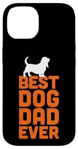 Best Dog Dad Ever - Chien basset hound cool Coque pour iPhone 14