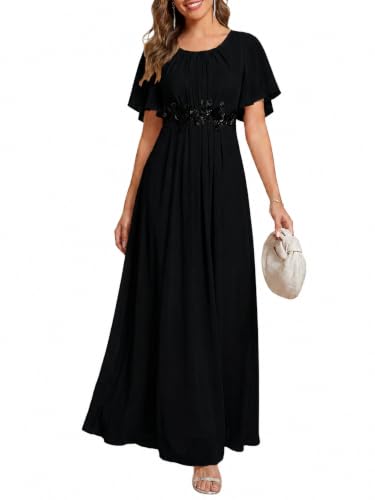 Image of Ever-Pretty Women's Applique Chiffon Formal Wedding Guest Dresses