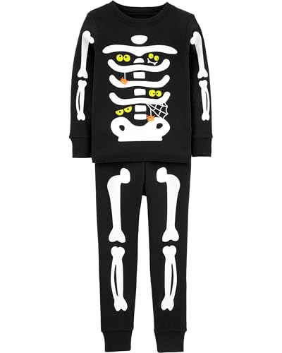 Pyjama ajusté en coton de qualité supérieure motif Halloween - 2