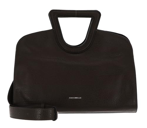 Sac à main Coccinelle cuir Faboula Elephan Handbag Bark vert foncé
