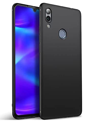 Image of Mobile Back Cover Case for Samsung M20 (Silicone Case|CameraProtection|Black SC1510)