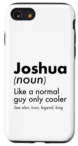Joshua Like A Normal Guy Only Cooler Legend King �t�@�[�X�g�l�[�� �X�}�z�P�[�X iPhone SE (2020) / 7 / 8 �p