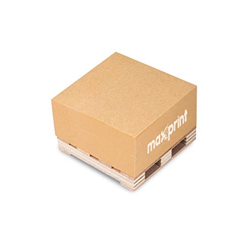 Bloco Adesivo Maxprint Cubo Kraft - Médio - 76mm x 76mm - c/ 400 fls