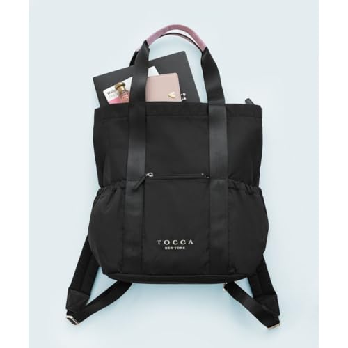 トッカ 新色登場!WEB&一部店舗限定・撥水 CIELO TRAVEL BACKPACK バックパック BOTZNM0614 ブラック系 F の商品画像 1