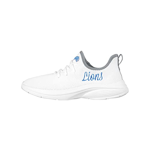 Image of FOCO NFL Womens NFL Team Logo White Athletic Shoes Sneakers