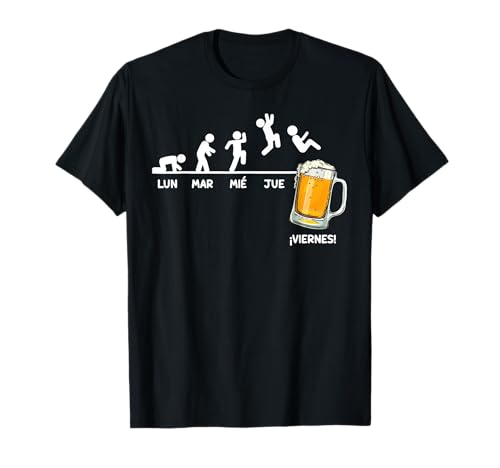 Cerveza Semana Viernes Fin De Semana Regalo De Cerveza Camiseta