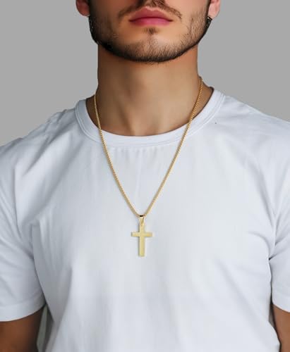 Gold Silver Box Chain for Men, 2.5mm 3mm Mens Stainless Steel Box Chain Necklace Jewelry for Men4