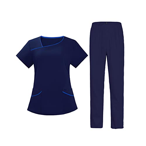 Conjunto de esfoliantes femininos, uniformes de enfermagem, esfoliante, calças de esfoliação, roupas