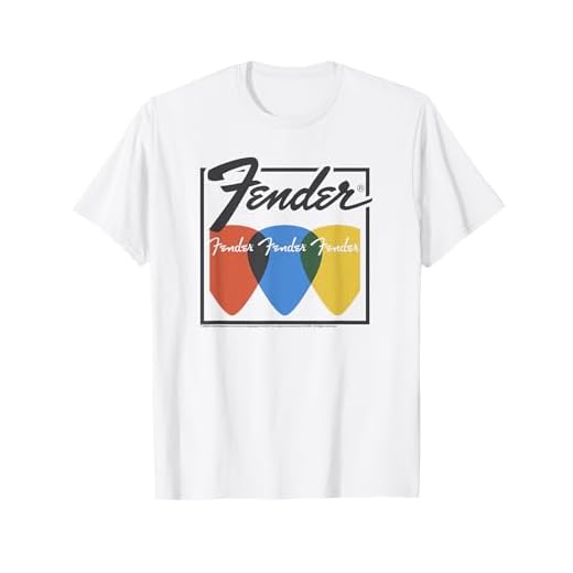 Fender Colorful Vintage Guitar Picks T-Shirt