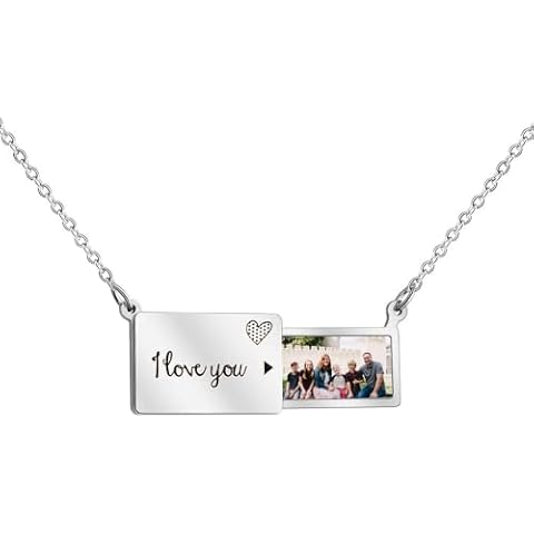 Getagift Personalised Photo Pendant Necklace Cover