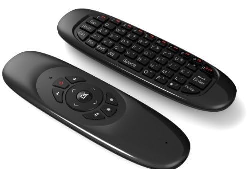 Image of Air Mouse for Onida Android TV Box | Android TV Mini Keyboard Remote | 2.4GHZ Wireless Keyboard Android Remote Control Compatible for Onida (Black)
