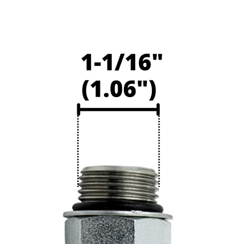 Image of 1 inch JIC Male x #12 SAE /ORB Male Corner /Elbow Hydraulic Adapter Fitting | 6801-16-12