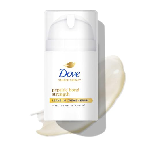 Dove Peptide Bond Strength Leave-in Crème Serum 52 ml |Enriched with 5% PROTEIN PEPTIDE Complex| Lightweight Texutre | Continuous Damage repair