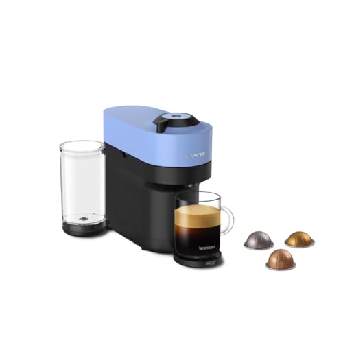 Nespresso Vertuo Pop+ Single Serve Coffee and Espresso Machine by De'Longhi, Pacific Blue