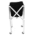 AlcheLHymist Foldable Tennis Ball Hopper Basket Cart, Lightweight Aluminum Alloy Trolley with Wheels, Portable Tennis Ball Cart for Training Practice, High Capacity Tennis Ball Trolley with 360