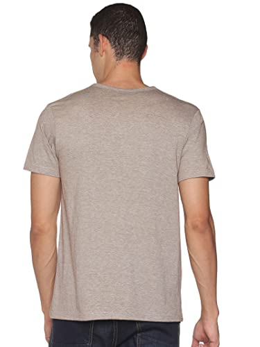 Image of ECOLINE Clothing Eco-Friendly Men's Solid Cotton V Neck Half Sleeve T-Shirt