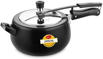 Cooker 5 Litre Outer Lid Induction Bottom Cooker ( Hard Anodized )