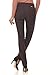 Rekucci Women's Ease into Comfort Stretch Office Casual Slim Pant (4 Short, Brown Mix)
