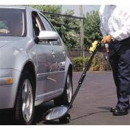 See All Industries Inspection Mirror, Wheeled, 18in dia, Round - SUC-18C