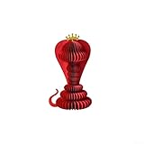 Für festliche Origami-Schlangenjahr-Ornamente, schnelle Montage zur Verschönerung von Feierräumen (Set)