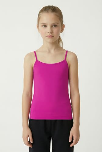 Image of Kurve Girl's Sleeveless Tank Top - Stretch Undershirts Cami Camisole, UV Protective Fabric, Rated UPF 50+ (Made in USA)