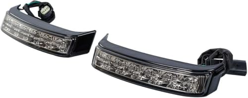Luz trasera LED para alforjas compatible con Harley Touring Road Glide Limited 2020-2024, Ultra Limited 2014-2024, CVO Limited 2016-2020, Electra Glide 2014-2019, alojamiento negro y lente ahumado miniatura 4