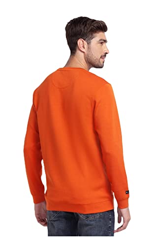 Image of Spykar Men's Cotton Round Neck Sweatshirt