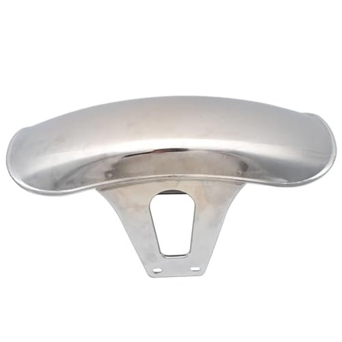 Garde-boue moto arrière en acier chrome 5.1 pouces anti-projections pour remorque Bobber