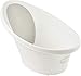 BÉABA by Shnuggle, Baignoire pour Bébé, Ergonomique, Compacte, Dossier en mousse, Soutient Bébé, Rapide à remplir, Pieds anti-dérapants, Blanc/Gris