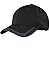 Sport-Tek Pique Colorblock Cap OSFA Black/ Graphite