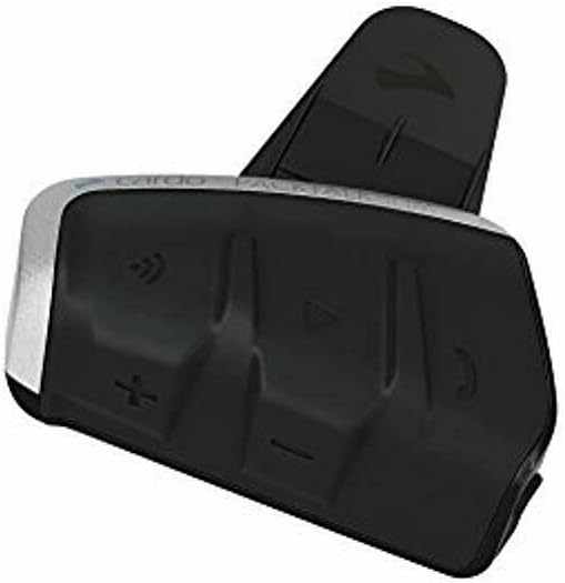 Cardo PTS00101 - PACKTALK Slim Motorcycle Bluetooth Communication System Headset - Black, Dual 2 Pack